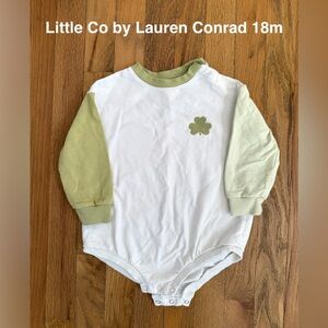 Little Co by Lauren Conrad 18m St. Patrick’s Day body suit sweatshirt